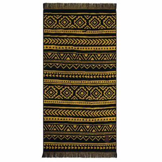 Greenwich Polo Club Πετσετα Θαλασσης 90Χ170 3830 Black - Ovhre Black - Ovhre