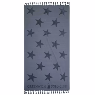 Greenwich Polo Club Πετσετα Θαλασσης 90Χ170 3834 Grey Grey