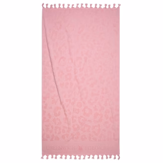 Greenwich Polo Club Πετσετα Θαλασσης 90Χ170 3835 Pink Pink