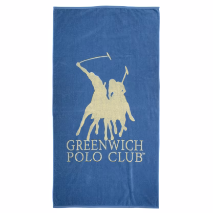 Greenwich Polo Club Πετσετα Θαλασσης 90Χ170 3851 Blue Blue
