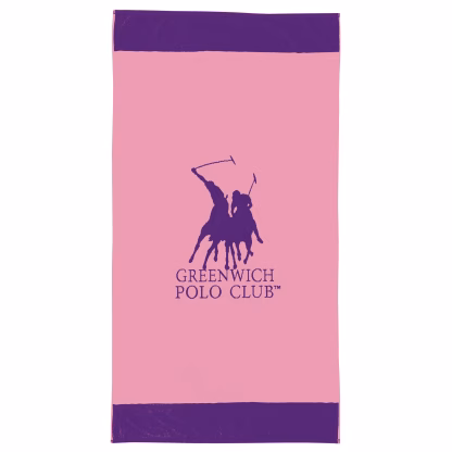 Greenwich Polo Club Πετσετα Θαλασσης 90Χ170 4047 Pink - Purple Pink - Purple