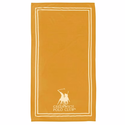 Greenwich Polo Club Πετσετα Θαλασσης 90Χ170 4051 Cream - Ochre Cream - Ochre