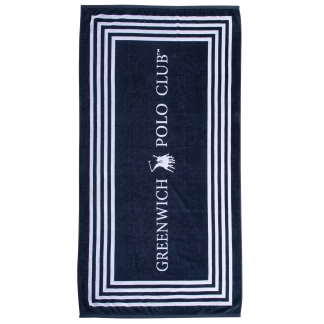 Greenwich Polo Club Πετσετα Θαλασσης 90Χ170 4054 Blue - White Blue - White