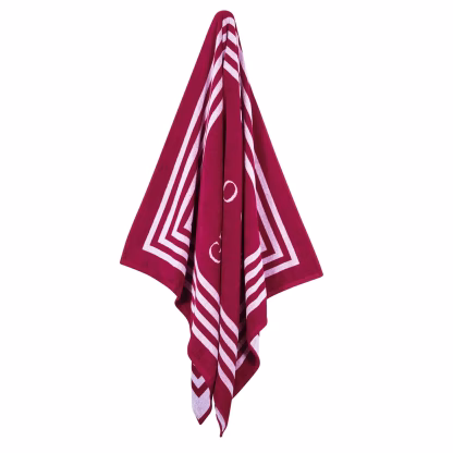 Greenwich Polo Club Πετσετα Θαλασσης 90Χ170 4055 Red - White Red - White