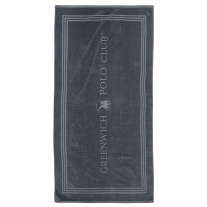 Greenwich Polo Club Πετσετα Θαλασσης 90Χ170 4063 Dark Grey Dark Grey