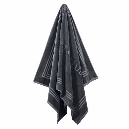 Greenwich Polo Club Πετσετα Θαλασσης 90Χ170 4063 Dark Grey Dark Grey