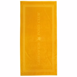 Greenwich Polo Club Πετσετα Θαλασσης 90Χ170 4065 Yellow Yellow