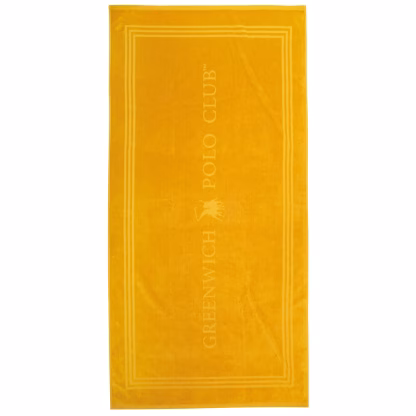 Greenwich Polo Club Πετσετα Θαλασσης 90Χ170 4065 Yellow Yellow