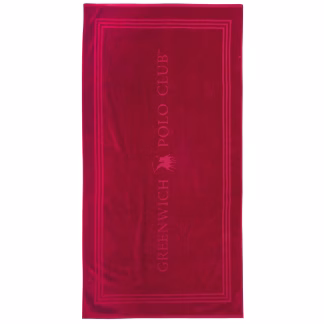 Greenwich Polo Club Πετσετα Θαλασσης 90Χ170 4066 Red Red