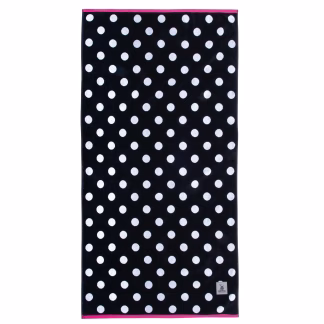 Greenwich Polo Club Πετσετα Θαλασσης 90Χ170 4068 Black - Fuschia Black - Fuschia