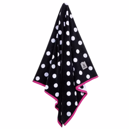Greenwich Polo Club Πετσετα Θαλασσης 90Χ170 4068 Black - Fuschia Black - Fuschia