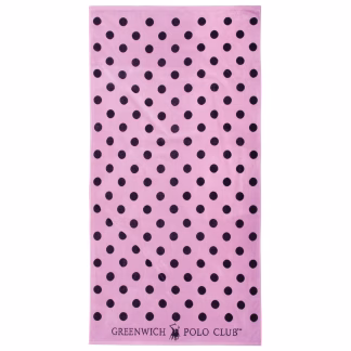 Greenwich Polo Club Πετσετα Θαλασσης 90Χ170 4072 Black - Pink Black - Pink
