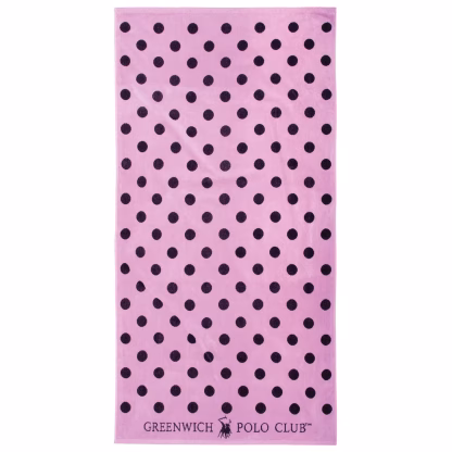 Greenwich Polo Club Πετσετα Θαλασσης 90Χ170 4072 Black - Pink Black - Pink