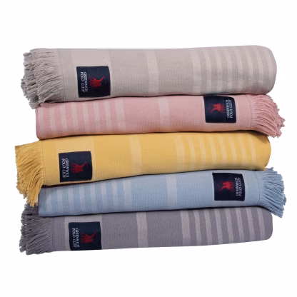 Greenwich Polo Club Πετσετα Θαλασσης 90Χ180 3746 Taupe Taupe