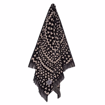 Greenwich Polo Club Πετσετα Θαλασσης 90Χ180 3770 Black - Taupe Black - Taupe
