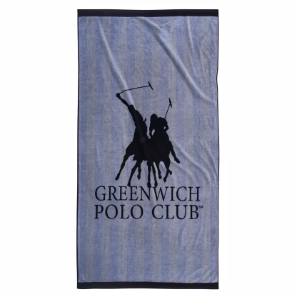 Greenwich Polo Club Πετσετα Θαλασσης 90Χ180 3856 Grey Grey