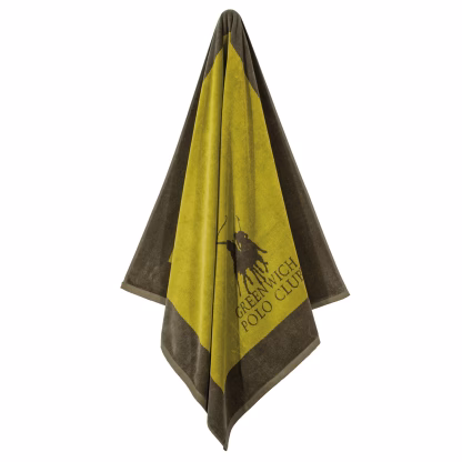 Greenwich Polo Club Πετσετα Θαλασσης 90Χ180 3859 Olive Olive