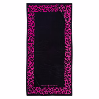 Greenwich Polo Club Πετσετα Θαλασσης 90Χ180 3863 Black - Fuschia Black - Fuschia