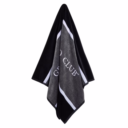 Greenwich Polo Club Πετσετα Θαλασσης 90Χ180 3865 Black - Grey Black - Grey