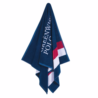 Greenwich Polo Club Πετσετα Θαλασσης 90Χ180 3866 Blue - Red - White Blue - Red - White