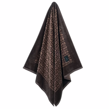 Greenwich Polo Club Πετσετα Θαλασσης 90Χ180 4004 Brown Brown