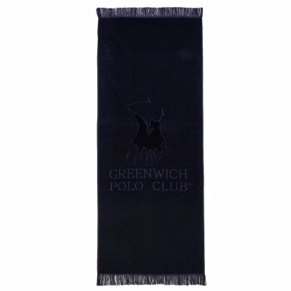 Greenwich Polo Club Πετσετα Θαλασσης 90Χ190 3656 Black Black