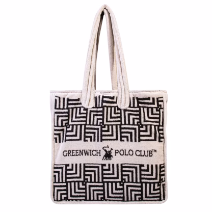 Greenwich Polo Club Τσαντα Θαλασσης 42Χ45 3732 Black - Ivory Black - Ivory