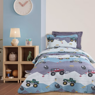 Das Kids Κουβερλι Μονο 4926 Green - Grey Green - Grey