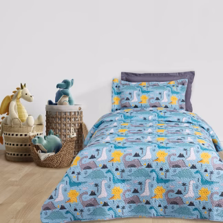 Das Kids Κουβερλι Μονο 4928 Blue - Grey Blue - Grey