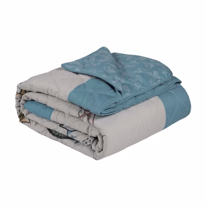 Das Kids Κουβερλι Μονο 4930 Blue - Grey Blue - Grey