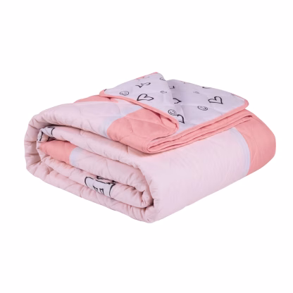 Das Kids Κουβερλι Μονο 4940 Grey - Pink Grey - Pink