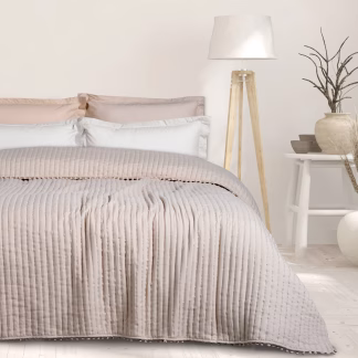Das Home Κουβερλι Υπερδιπλο Happy 9625 Taupe Taupe