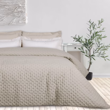 Das Home Κουβερλι Υπερδιπλο Happy 9652 Light Taupe Light Taupe