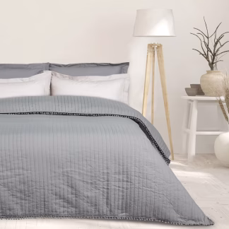 Das Home Κουβερλι Υπερδιπλο Happy 9653 Grey Grey