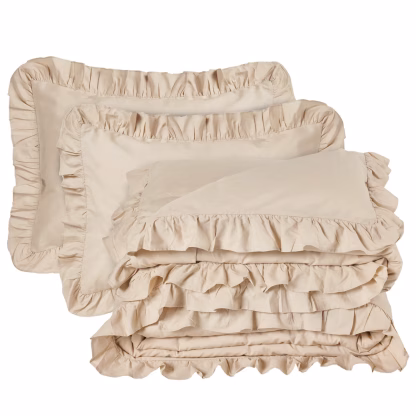 Das Home Σετ Παπλωματοθηκη Υπερδιπλη Daily 3168 Taupe Taupe