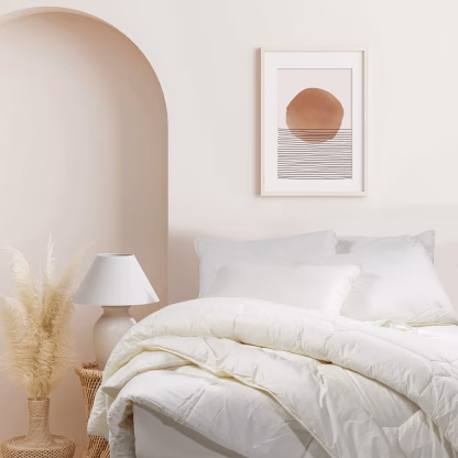 Das Home 1020 Παπλωμα Μαλλινο 220Χ240 Merinos Ecru Ecru