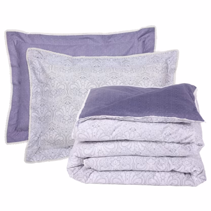 Das Home Σεντονια Σετ King Prestige 1693 Blue - Grey Blue - Grey