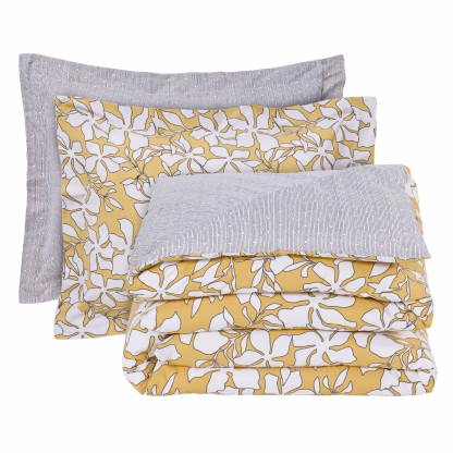 Das Home Σετ Σεντονια Μονα Με Λαστιχο Casual 5432 Ochre - White Ochre - White