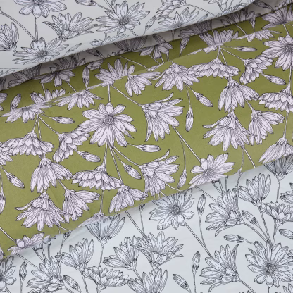 Das Home Σετ Σεντονια Μονα Happy 9670 Ivory - Olive Ivory - Olive