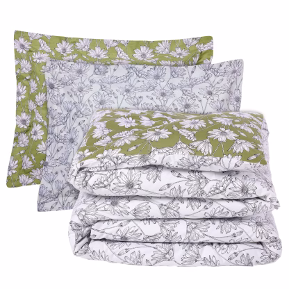 Das Home Σετ Σεντονια Μονα Happy 9670 Ivory - Olive Ivory - Olive