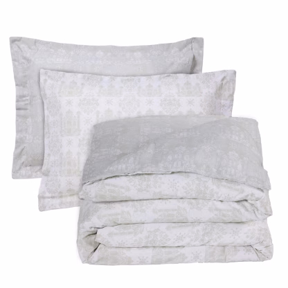 Das Home Σετ Σεντονια Μονα Happy 9673 Taupe - White Taupe - White