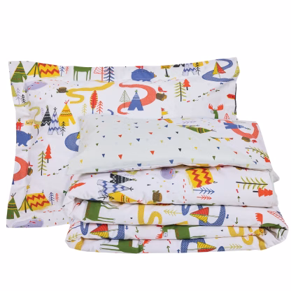 Das Kids Σετ Σεντονια Μονα 4927 Blue - Green - White Blue - Green - White