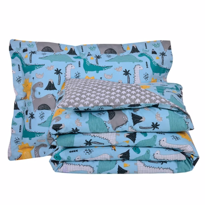 Das Kids Σετ Σεντονια Μονα 4928 Blue - Grey Blue - Grey