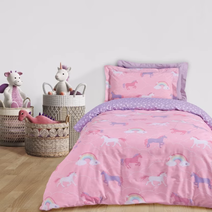 Das Kids Σετ Σεντονια Μονα 4929 Pink - Purple Pink - Purple