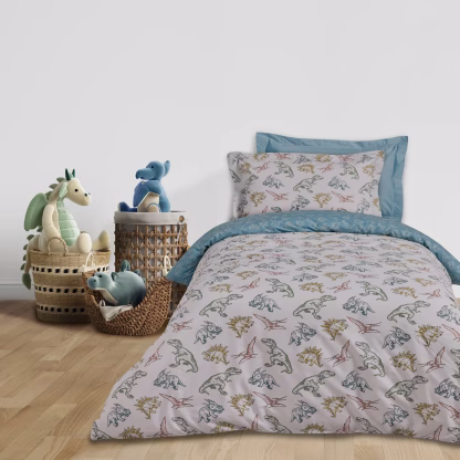 Das Kids Σετ Σεντονια Μονα 4930 Blue - Grey Blue - Grey