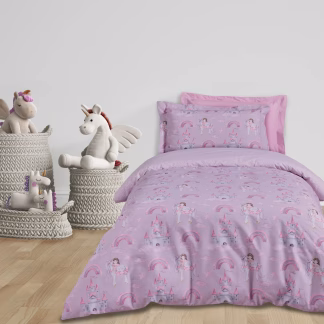 Das Kids Σετ Σεντονια Μονα 4932 Purple Purple