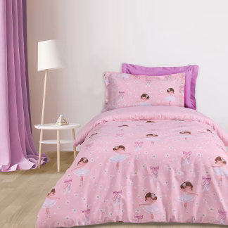 Das Kids Σετ Σεντονια Μονα 4933 Pink Pink