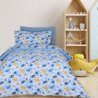 Das Kids Σετ Σεντονια Μονα 4935 Blue Blue