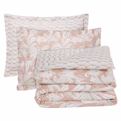 Das Home Σετ Σεντονια Υπερδιπλα Daily 3171 Pink - White Pink - White