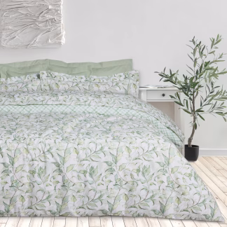 Das Home Σετ Σεντονια Υπερδιπλα Daily 3173 Green - White Green - White